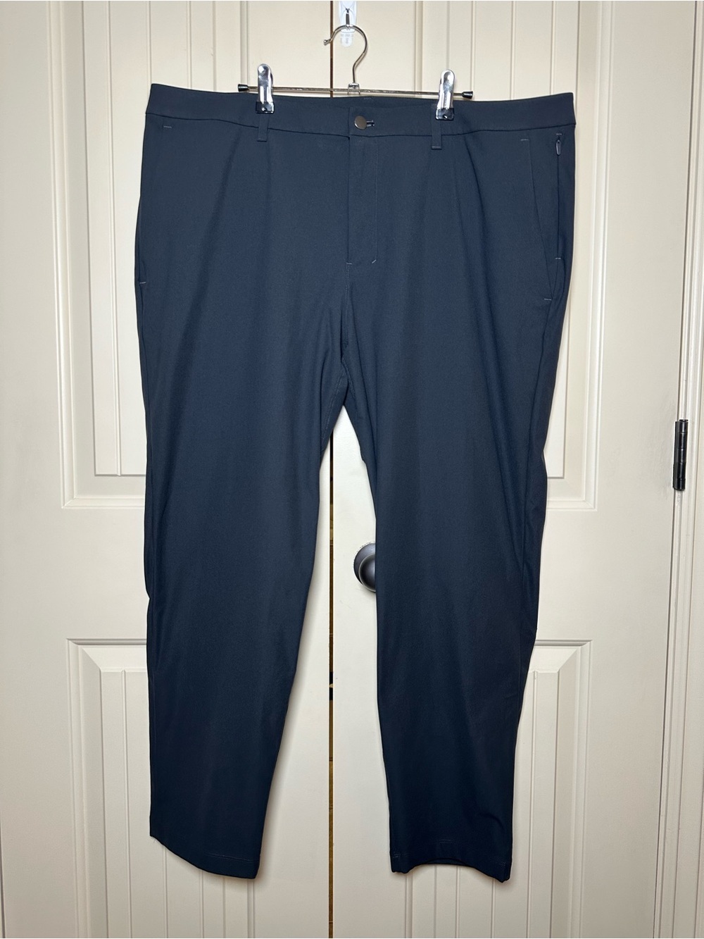 Lululemon ABC Commission Pant Men's 40 Slim Fit Warpstreme Dark Gray Stretch